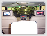 Range Rover Headrest Monitors and Navigation